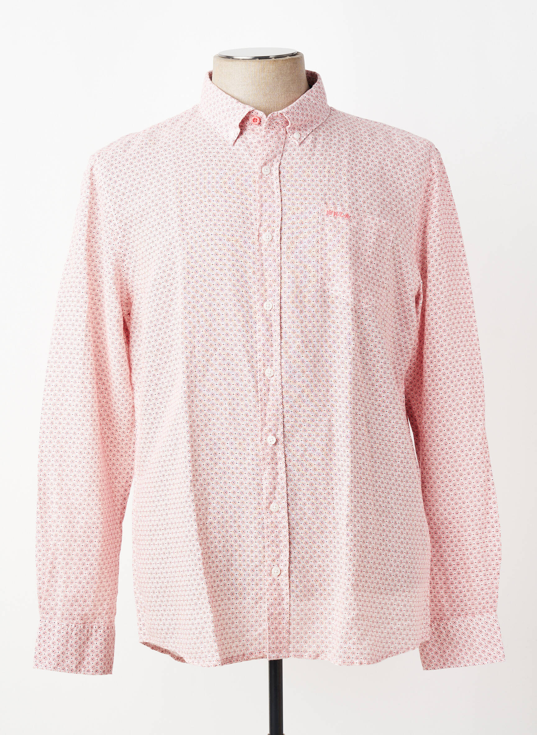 Chemise manches longues poches rouge N.Z.A NEW ZEALAND homme