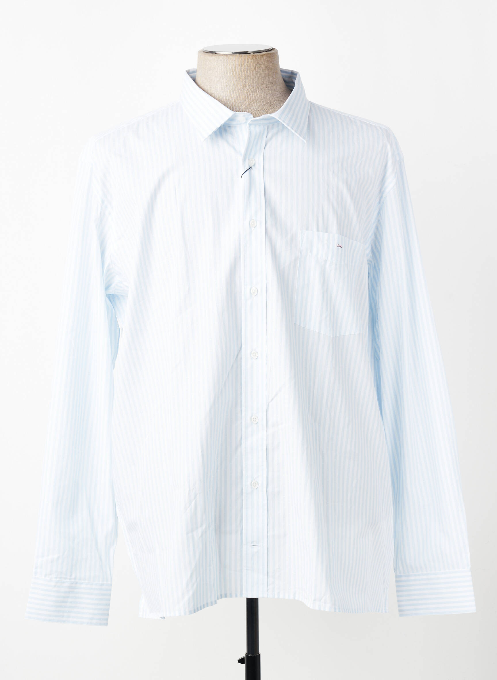 Chemise manches longues poches bleu EDEN PARK homme