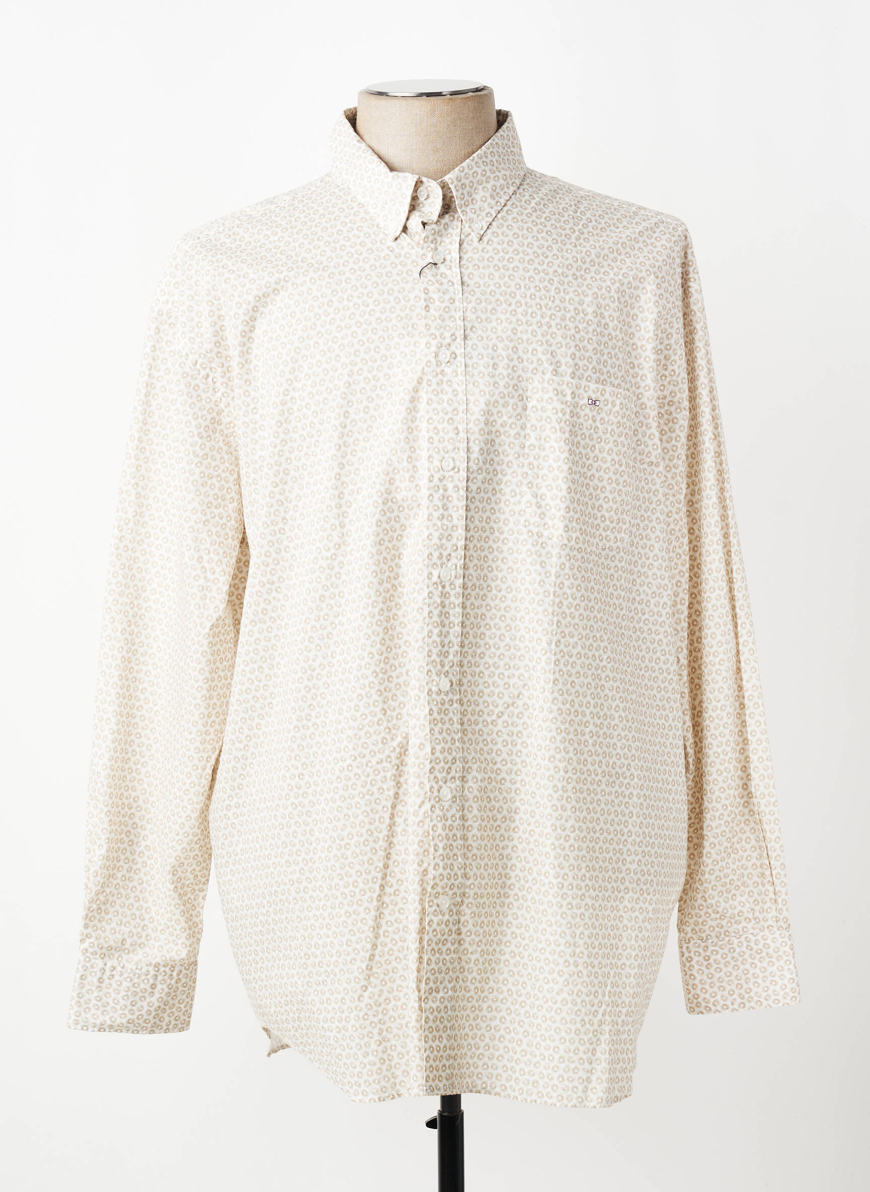 Chemise manches longues poches beige EDEN PARK homme