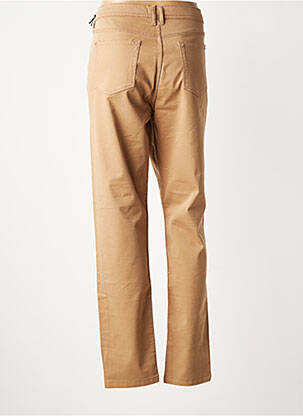 Jeans coupe slim stretch taille normale beige FUEGO WOMAN femme
