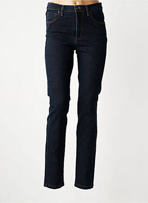 Jeans coupe slim taille haute taille haute bleu LCDN femme