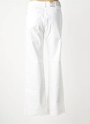 Jeans coupe droite stretch taille normale blanc ZERRES femme