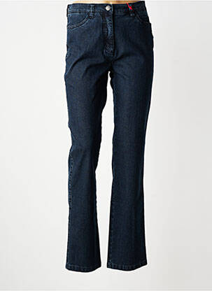 Jeans coupe slim taille haute taille haute bleu TONI femme