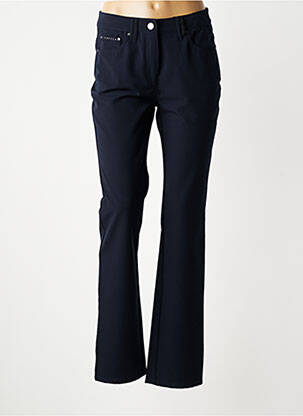 Pantalon slim tissage popeline taille normale noir GERKE MY PANTS femme