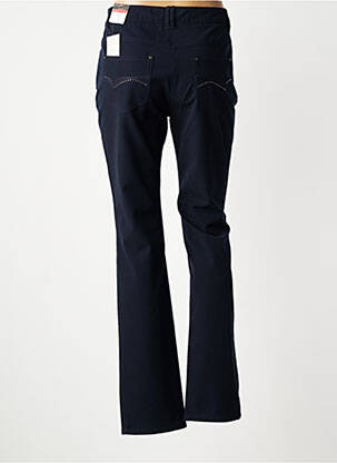 Pantalon slim tissage popeline taille normale noir GERKE MY PANTS femme