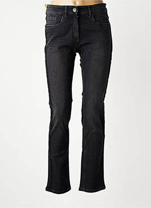 Jeans coupe slim stretch taille normale noir ZERRES femme