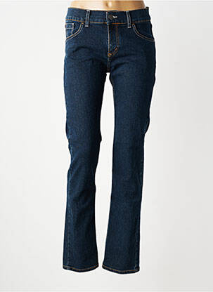 Jeans coupe slim taille haute taille haute bleu PIONIER femme