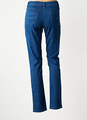 Jeans coupe slim taille haute taille haute bleu YOULINE femme