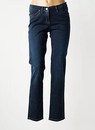 Jeans coupe slim stretch taille normale bleu TONI femme
