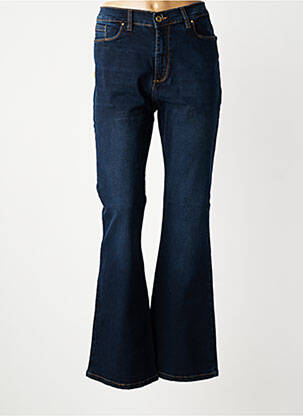 Jeans bootcut taille haute taille haute bleu LCDN femme