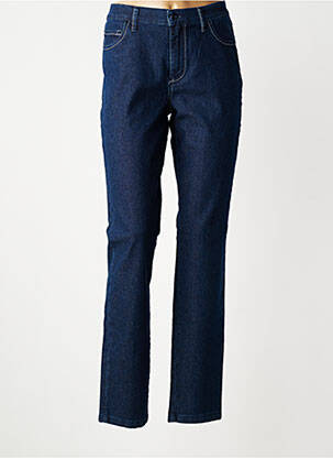Jeans coupe slim stretch taille normale bleu LCDN femme