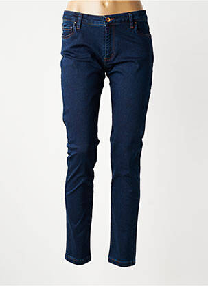 Jeans coupe slim tissage brut taille normale bleu LCDN femme