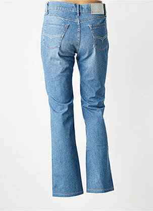 Jeans coupe droite stretch taille normale bleu PIONIER femme