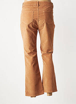Pantalon flare stretch taille normale marron LAUREN VIDAL femme