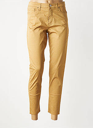 Pantalon 7/8 stretch taille normale beige LCDN femme