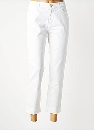 Jeans coupe slim stretch taille normale blanc ELISA CAVALETTI femme
