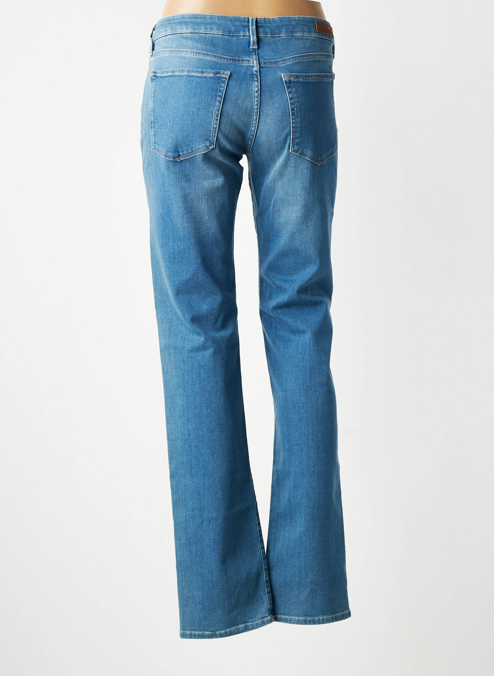 Jeans coupe slim stretch taille normale bleu GEOX femme