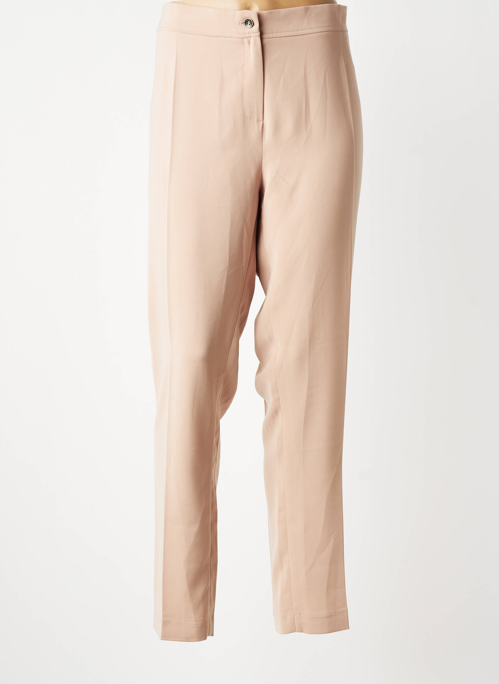 Pantalon slim taille normale taille normale beige MODISSIMO femme