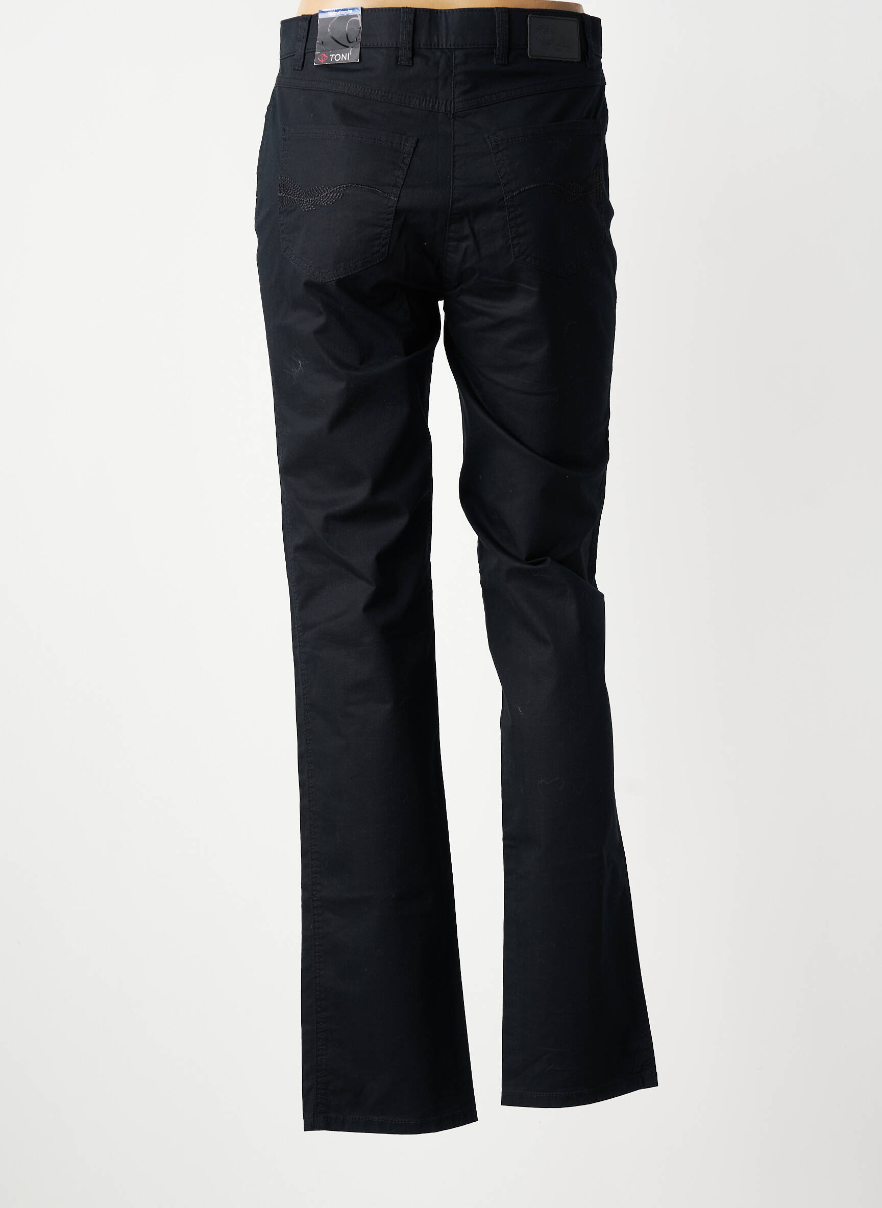 Jeans coupe slim stretch taille normale noir TONI femme