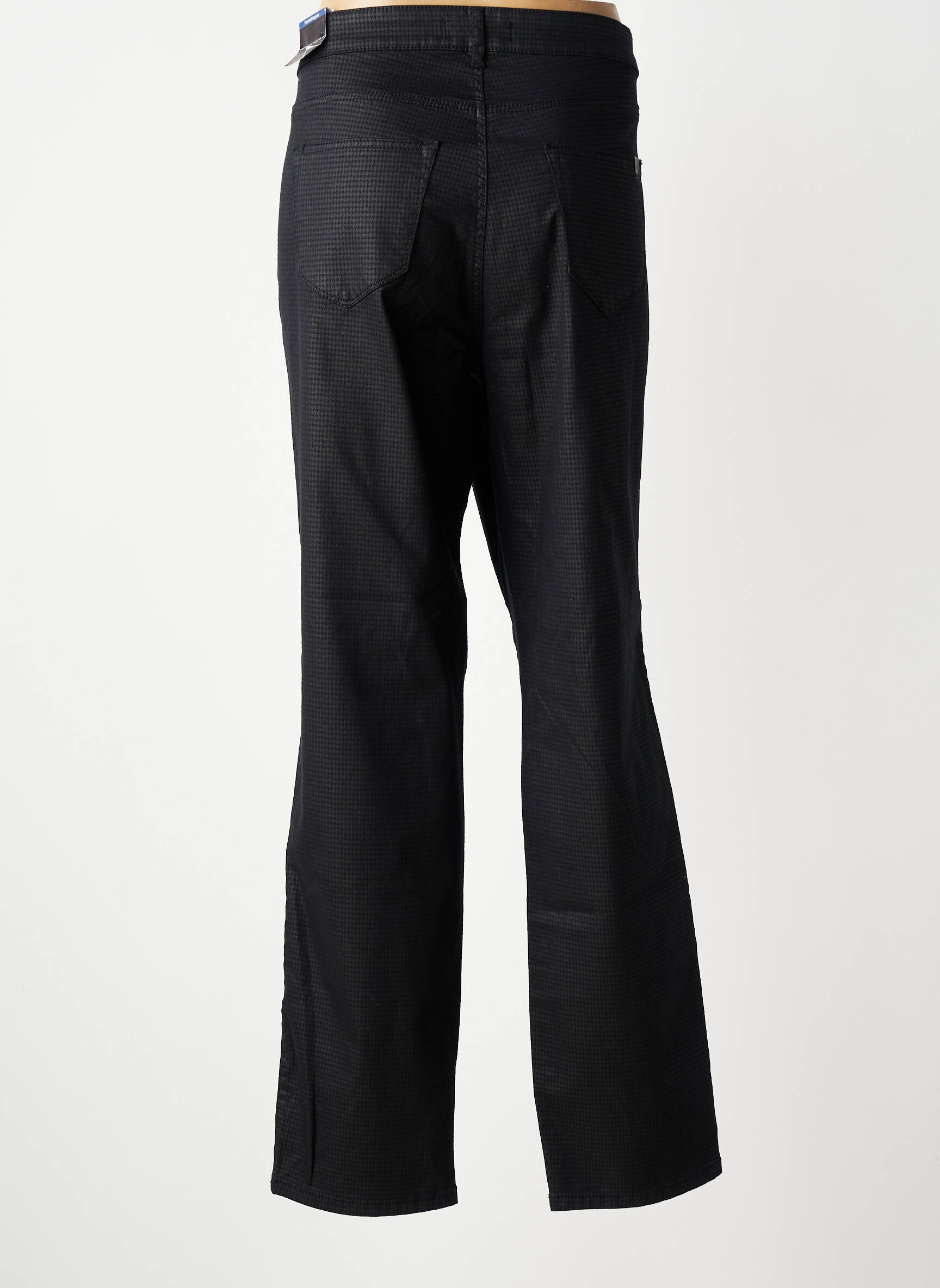 Pantalon slim tissage popeline taille normale noir TONI femme