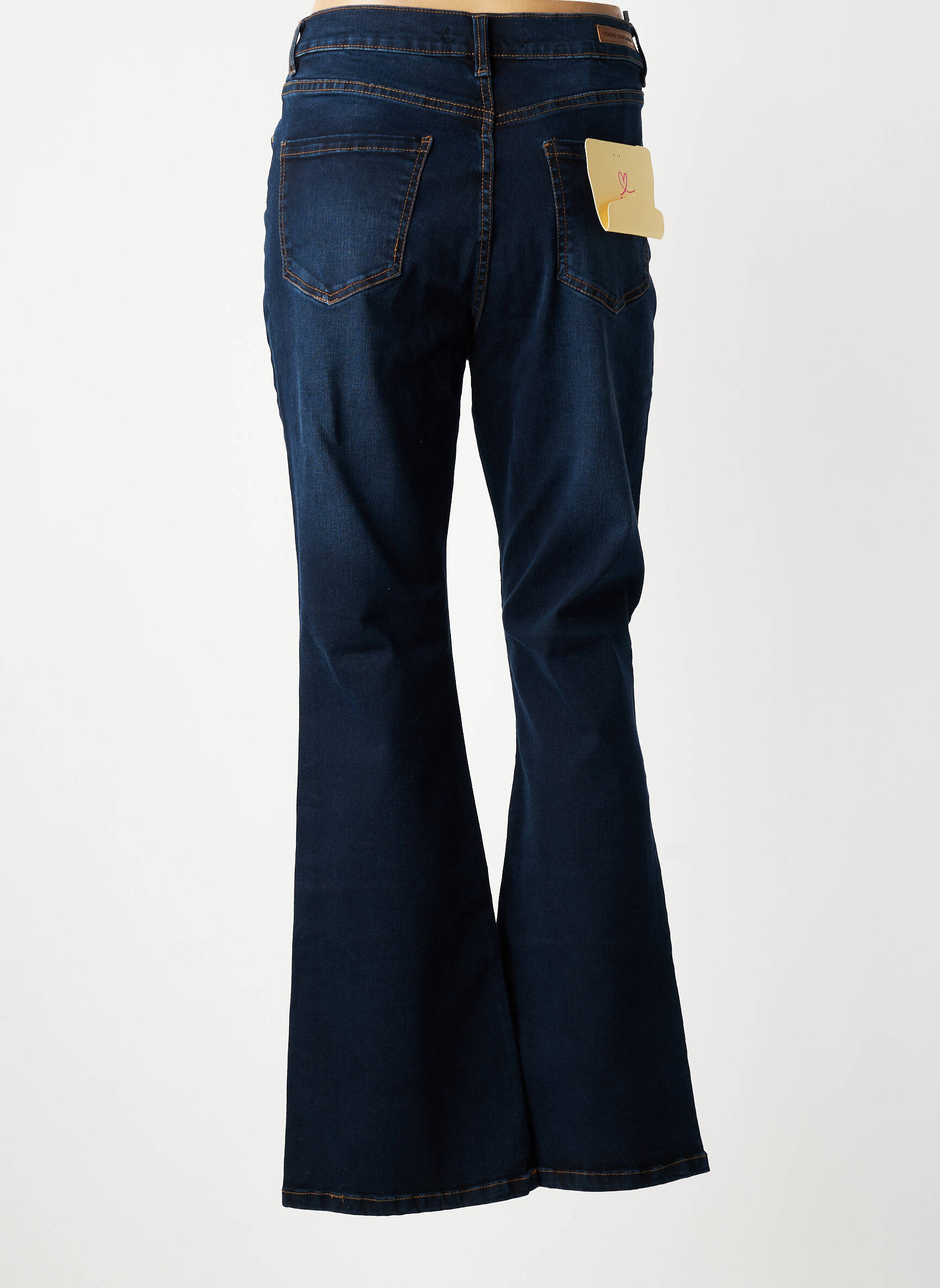 Jeans bootcut taille haute taille haute bleu LCDN femme