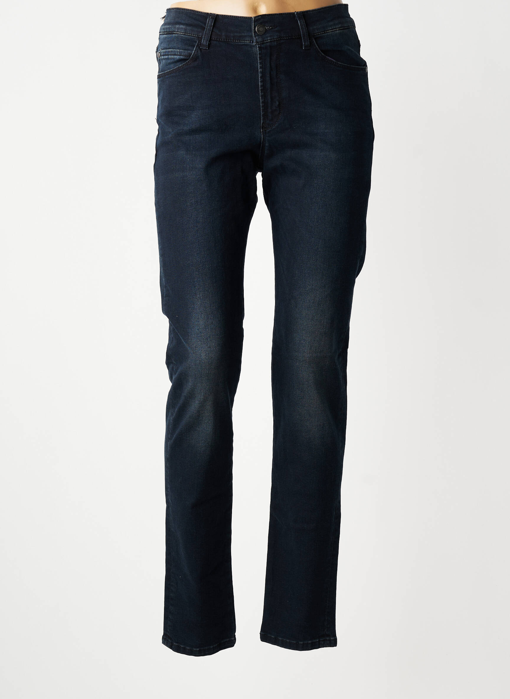 Jeans coupe slim stretch taille normale bleu PIONEER femme