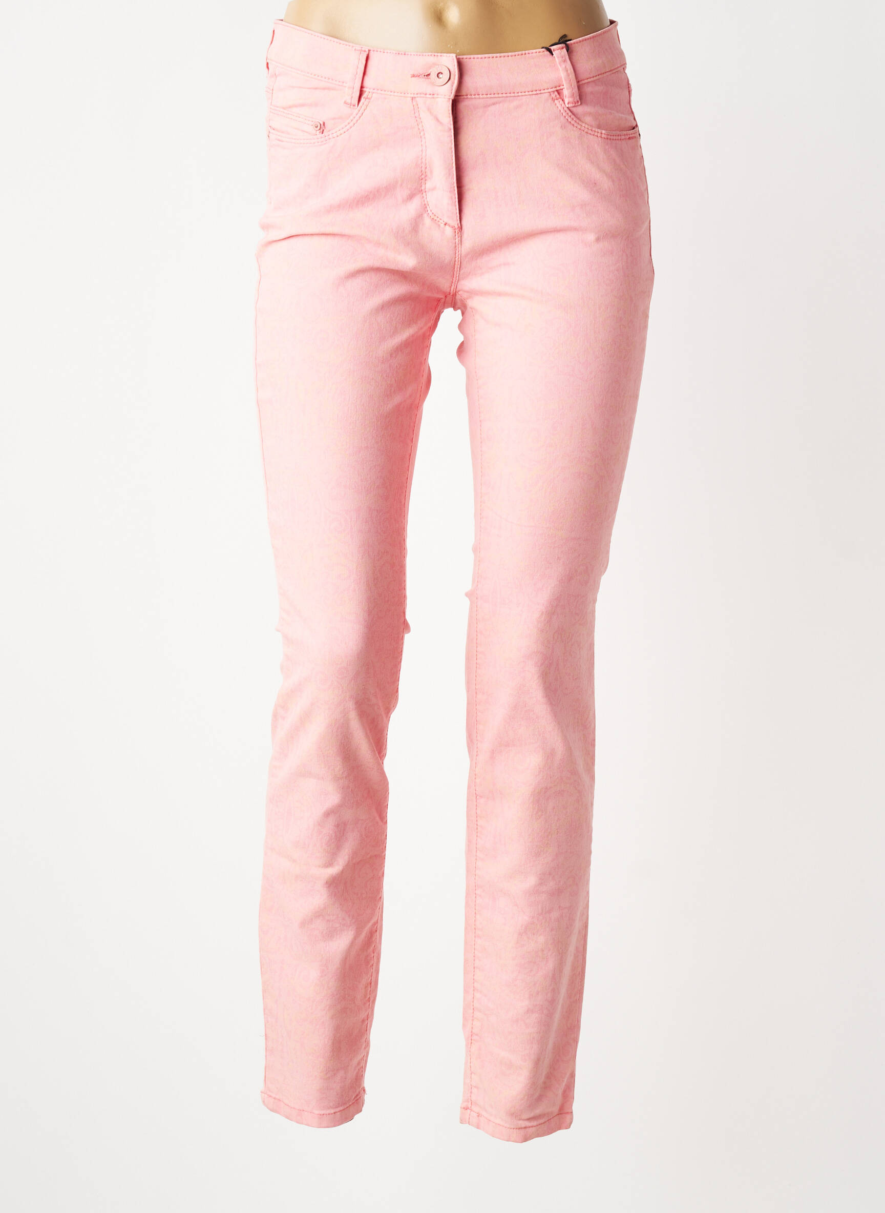 Jeans coupe slim taille basse taille basse rose GERKE MY PANTS femme