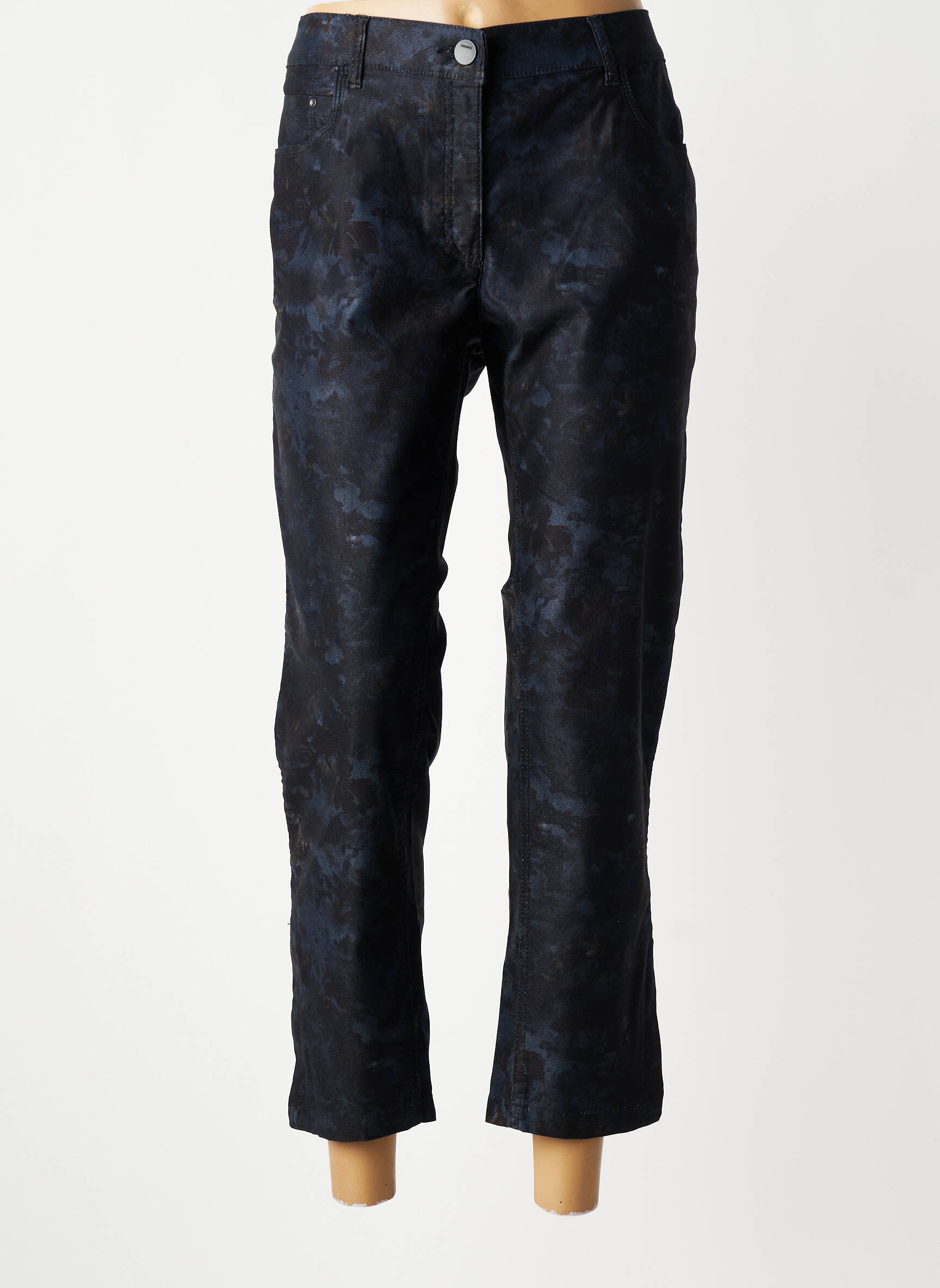 Jeans coupe slim stretch taille normale noir ZERRES femme