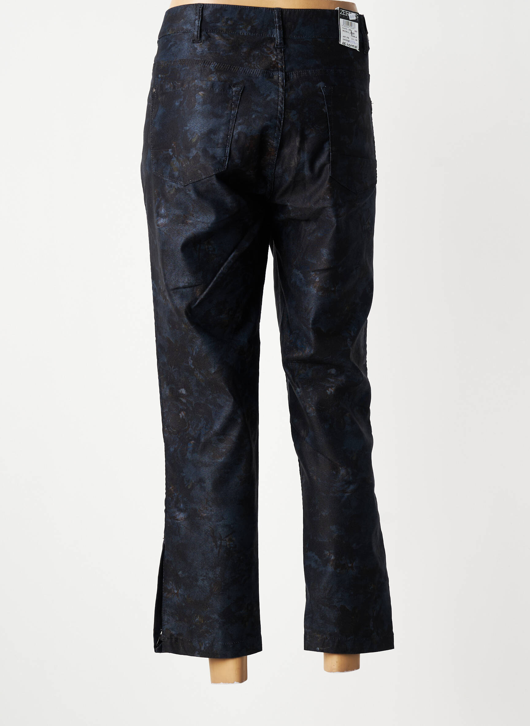 Jeans coupe slim stretch taille normale noir ZERRES femme
