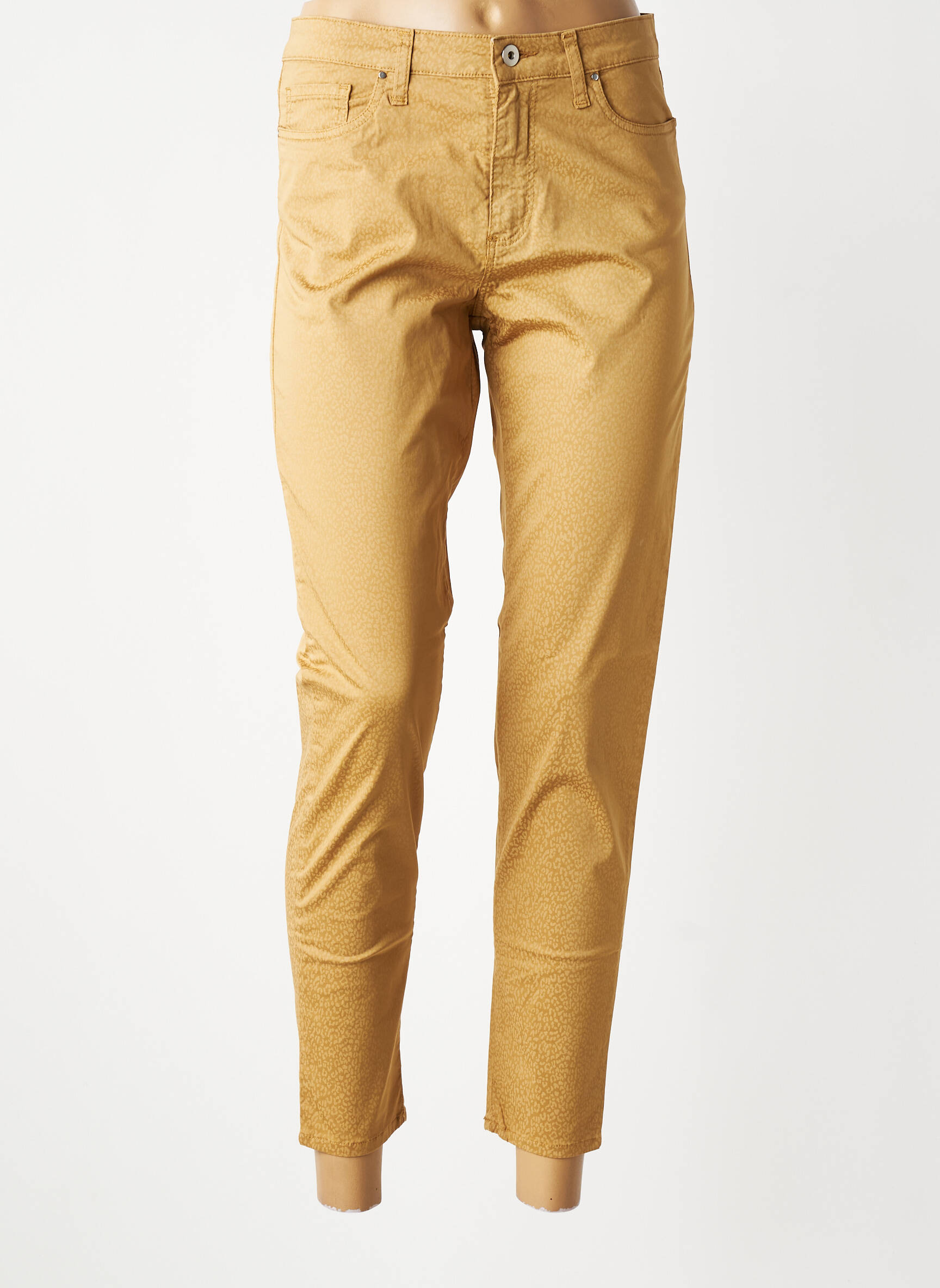 Pantalon 7/8 stretch taille normale beige LCDN femme
