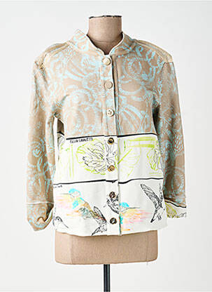 Veste casual coupe cintrée gris ELISA CAVALETTI femme