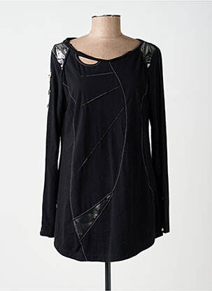 Top manches longues manches longues noir ELISA CAVALETTI femme