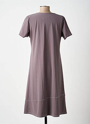 Robe mi-longue manches courtes manches courtes gris JEAN DELFIN femme