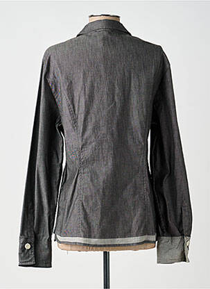 Chemisier coupe cintrée manches longues gris DANIELA DALLAVALLE femme