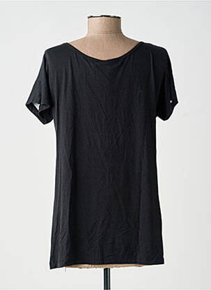 T-shirt sérigraphie avec strass manches courtes noir ANANKE femme