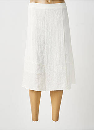 Jupe mi-longue coupe évasée beige DIANE LAURY femme