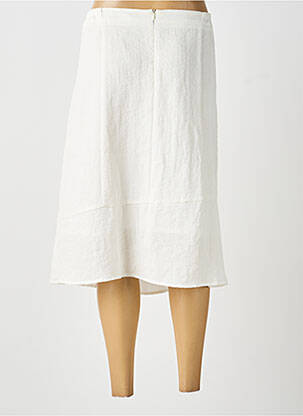 Jupe mi-longue coupe évasée beige DIANE LAURY femme