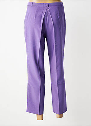 Pantalon 7/8 stretch taille normale violet MULTIPLES femme