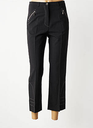 Pantalon 7/8 stretch taille normale noir MULTIPLES femme