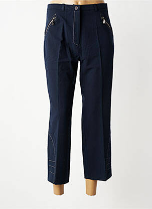 Pantalon 7/8 stretch taille normale bleu MULTIPLES femme