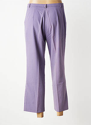 Pantalon 7/8 stretch taille normale violet MULTIPLES femme