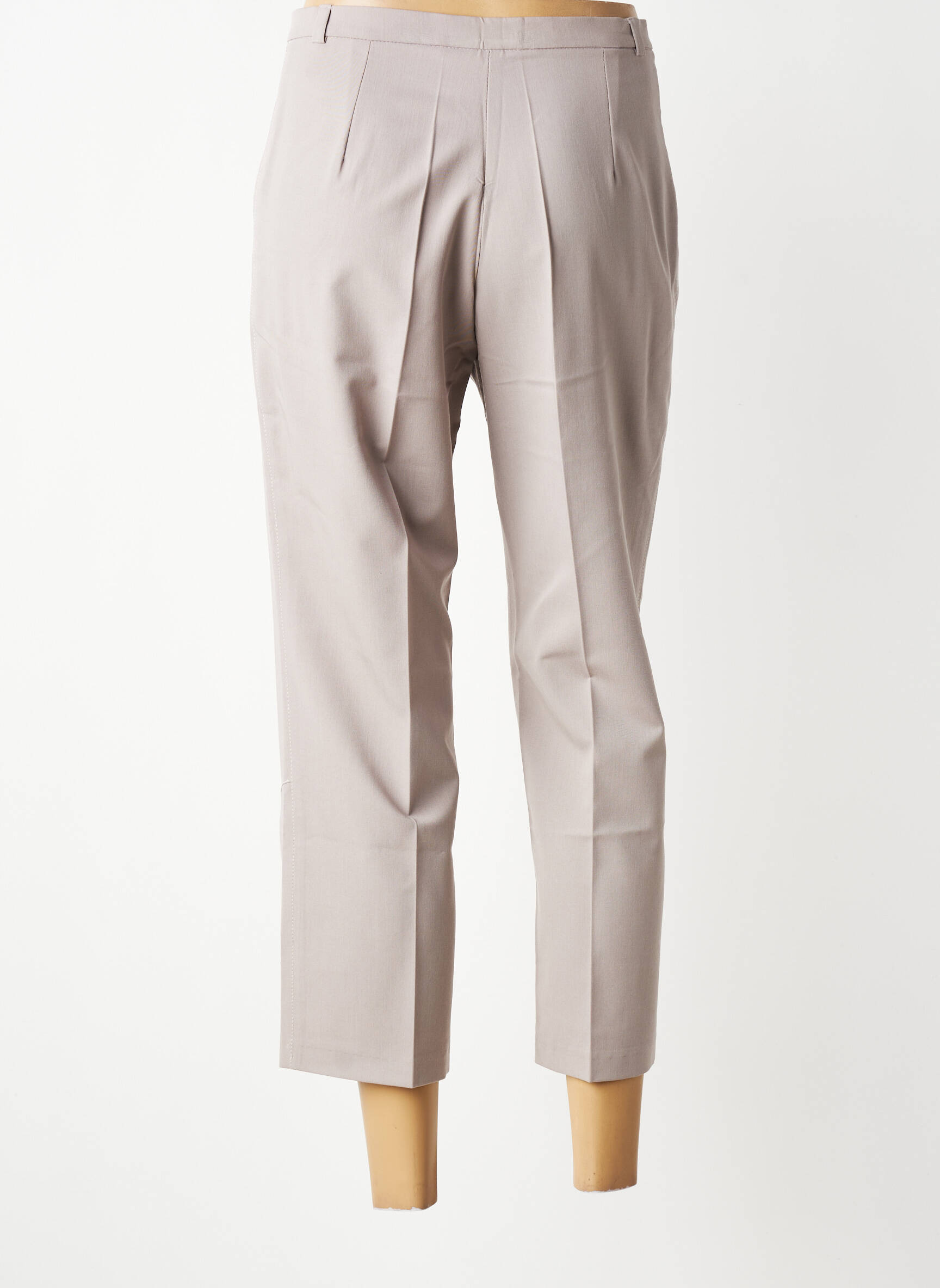 Pantalon 7/8 stretch taille normale beige MULTIPLES femme