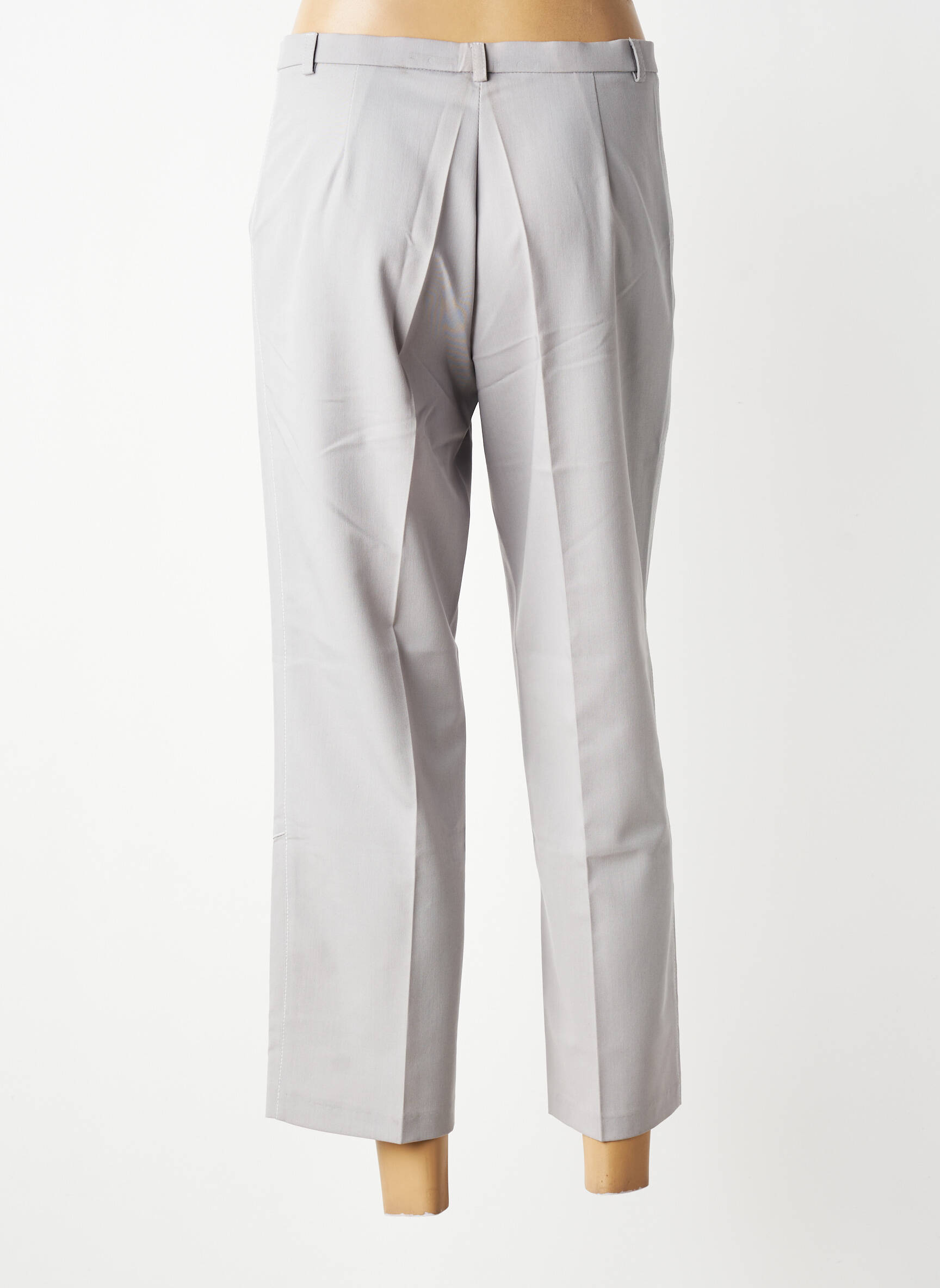 Pantalon 7/8 stretch taille normale gris MULTIPLES femme