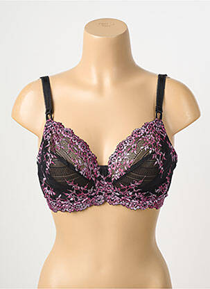 Soutien-gorge légère et transparente haut soutien-gorge emboitant noir WACOAL femme