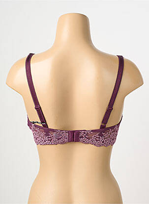 Soutien-gorge tissage dentelle haut soutien-gorge emboitant violet WACOAL femme