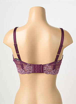 Soutien-gorge tissage dentelle haut soutien-gorge emboitant violet WACOAL femme