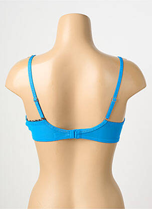 Soutien-gorge tissage dentelle haut soutien-gorge emboitant bleu WACOAL femme