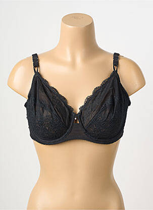 Soutien-gorge tissage dentelle haut soutien-gorge emboitant noir WACOAL femme