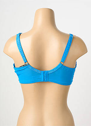 Soutien-gorge tissage dentelle haut soutien-gorge emboitant bleu WACOAL femme