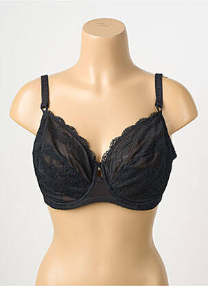 Soutien-gorge tissage dentelle haut soutien-gorge emboitant noir WACOAL femme